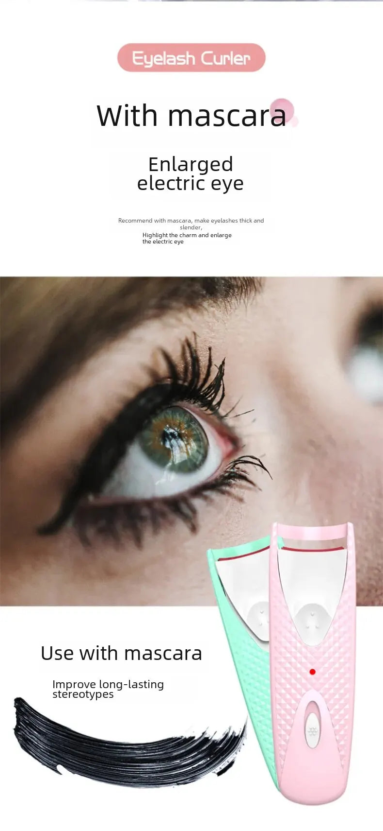 Professional Electric Heated Eyelash Curler