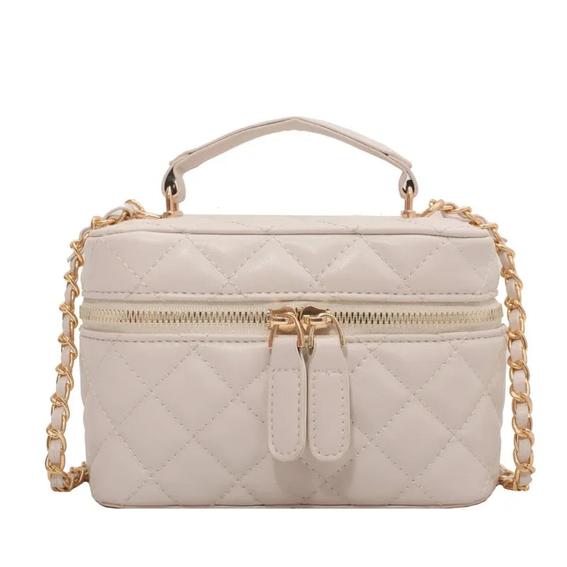 Luxury Mini Box Crossbody Bags for Women Sling Bag Brands Small Chains Shoulder Bag 2022 Square Purses and Handbags Tote Clutch
