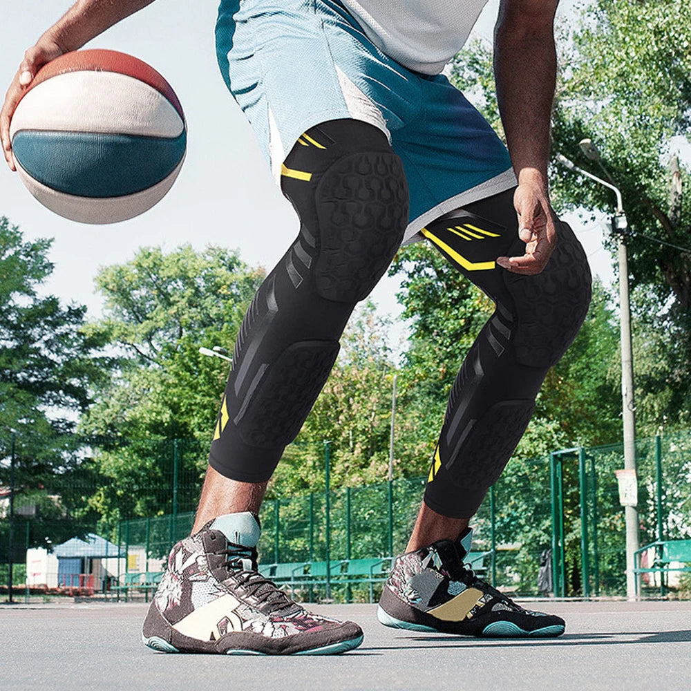 1PCS Knee Compression Sleeve for Basketball, Volleyball, Football - Adult Knee Brace Support, Breathable Leg Sleeve for Sports &