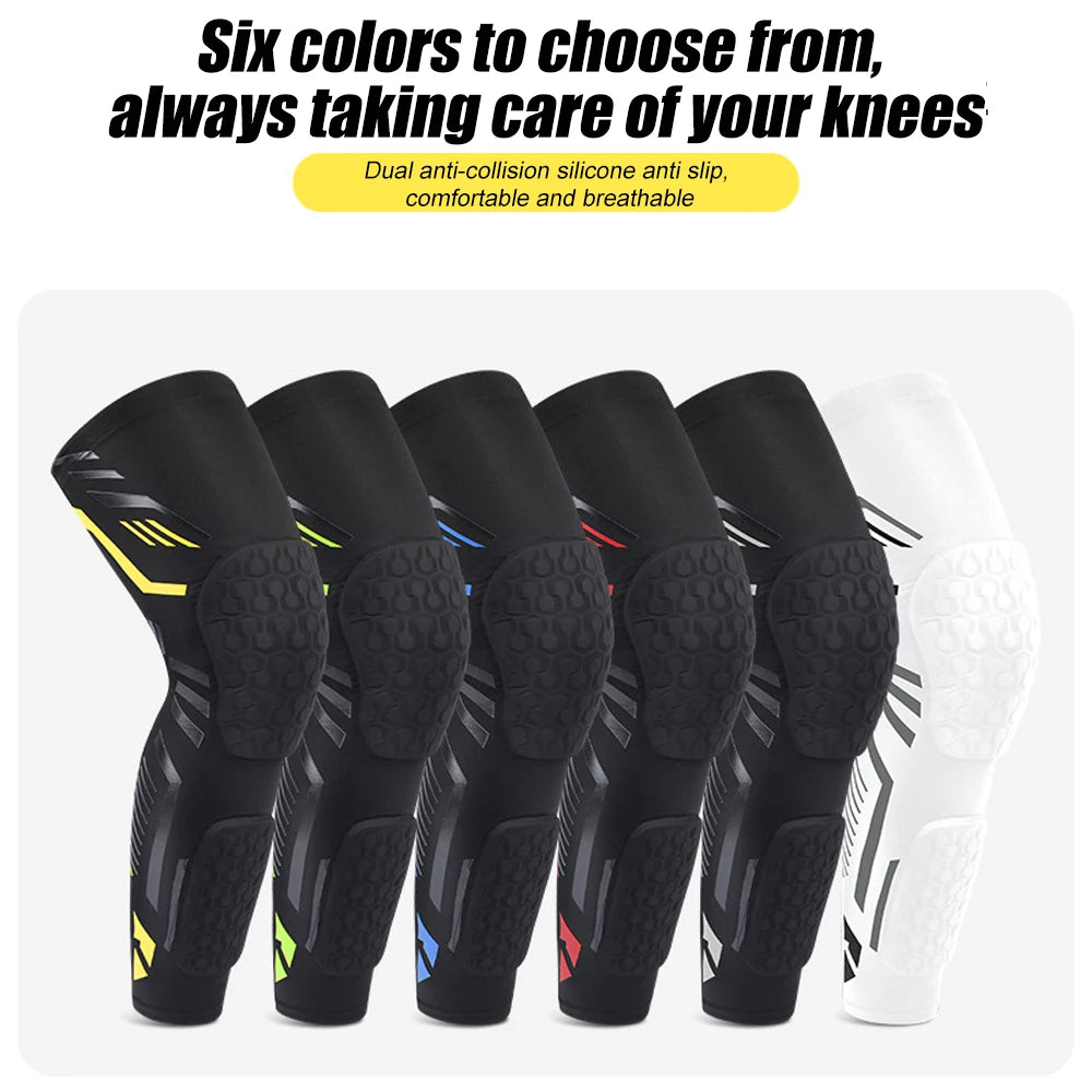 1PCS Knee Compression Sleeve for Basketball, Volleyball, Football - Adult Knee Brace Support, Breathable Leg Sleeve for Sports &