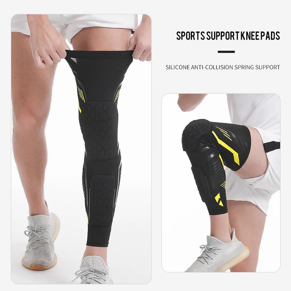 1PCS Knee Compression Sleeve for Basketball, Volleyball, Football - Adult Knee Brace Support, Breathable Leg Sleeve for Sports &