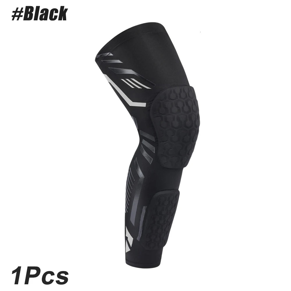 1PCS Knee Compression Sleeve for Basketball, Volleyball, Football - Adult Knee Brace Support, Breathable Leg Sleeve for Sports &
