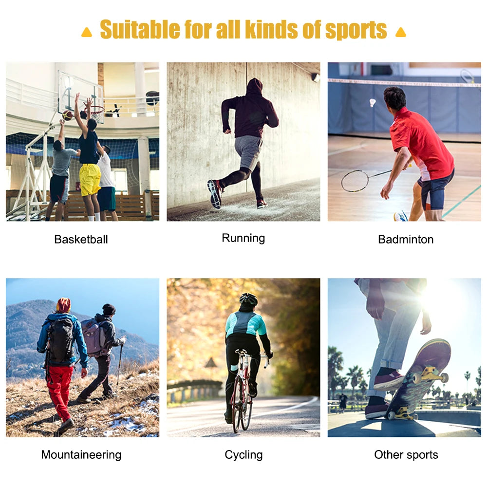 1PCS Knee Compression Sleeve for Basketball, Volleyball, Football - Adult Knee Brace Support, Breathable Leg Sleeve for Sports &