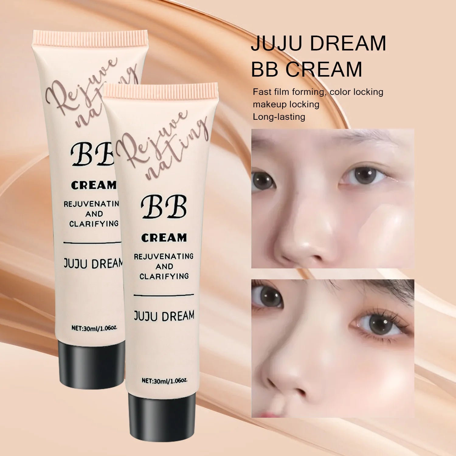 BB Cream Liquid Foundation — Moisturizing, Oil Control & Long-Lasting Makeup for Dry Skin