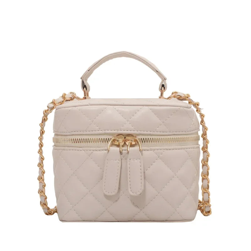 Luxury Mini Box Crossbody Bags for Women Sling Bag Brands Small Chains Shoulder Bag 2022 Square Purses and Handbags Tote Clutch