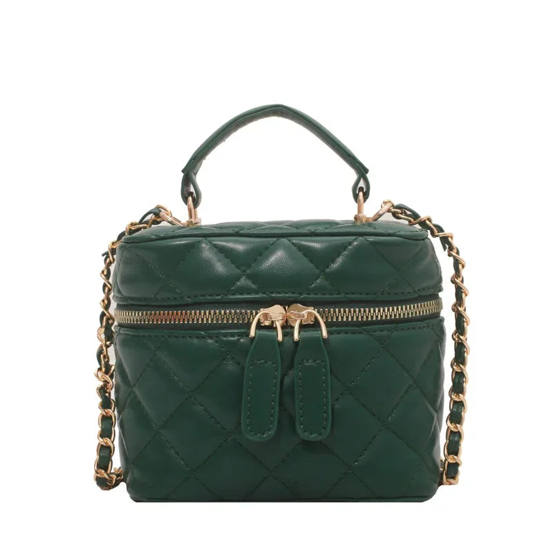 Luxury Mini Box Crossbody Bags for Women Sling Bag Brands Small Chains Shoulder Bag 2022 Square Purses and Handbags Tote Clutch