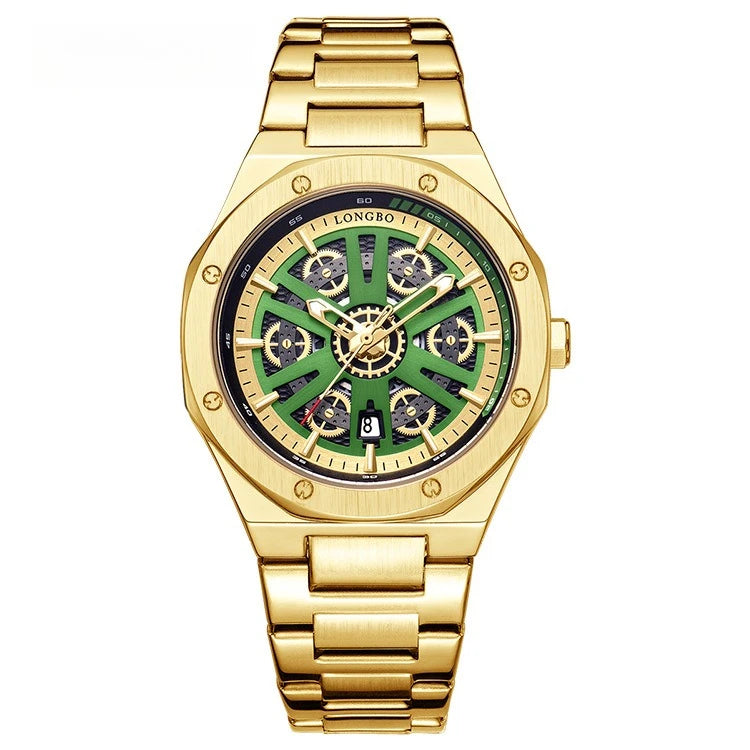 Luxury Men's Quartz Watches  casual waterproof Brand watch Stainless Steel Ceramic Bezel Solid Strap Sports Watches For Men Gift
