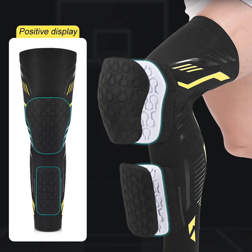 1PCS Knee Compression Sleeve for Basketball, Volleyball, Football - Adult Knee Brace Support, Breathable Leg Sleeve for Sports &