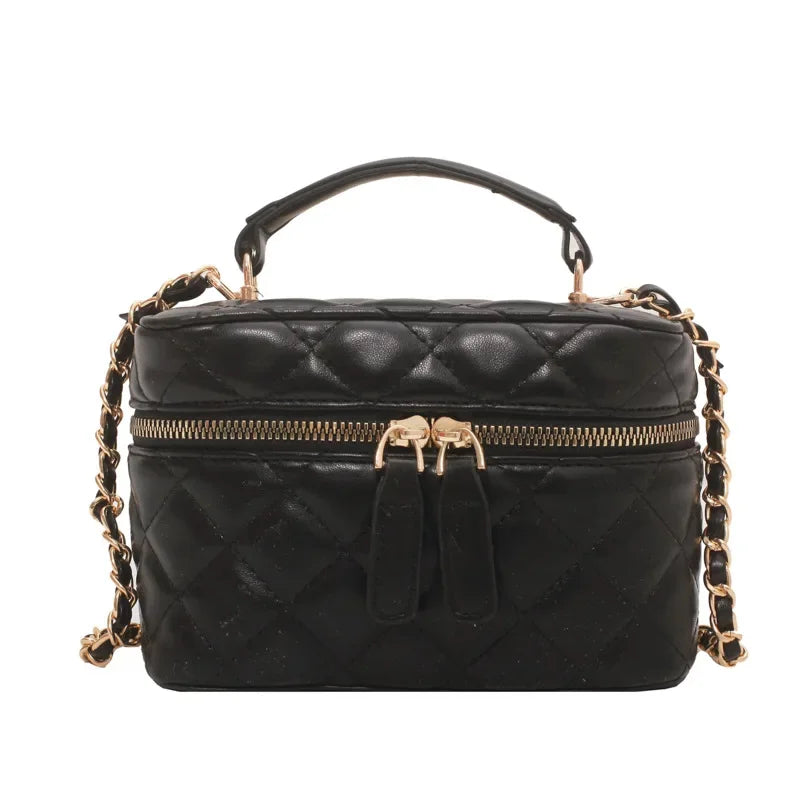 Luxury Mini Box Crossbody Bags for Women Sling Bag Brands Small Chains Shoulder Bag 2022 Square Purses and Handbags Tote Clutch